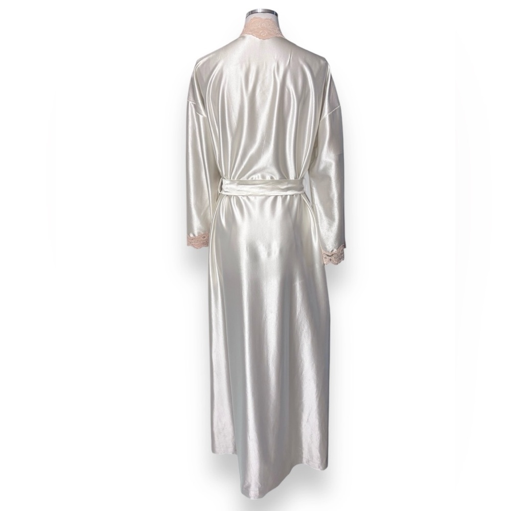 TOM BEZDUDA for BARAD Bridal Peignoir Robe Lace Detail VINTAGE - Picture 4 of 10